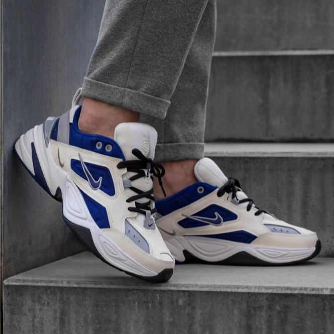 nike m2k tekno blue white