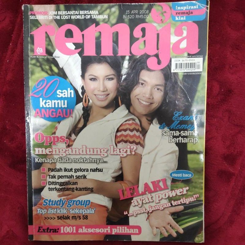 Majalah Remaja 15 April 2008 Shopee Malaysia