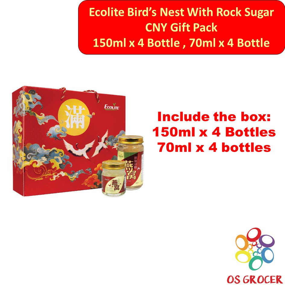 Ecolite Bird's Nest With Rock Sugar CNY Gift Pack Shopee Malaysia
