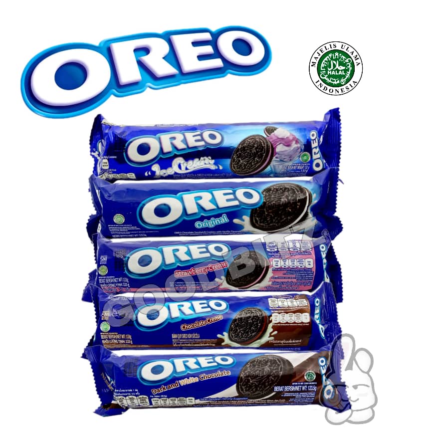 Oreo Chocolate Sandwich Cookies 133g( Biskuit Sandwich Coklat) | Shopee ...