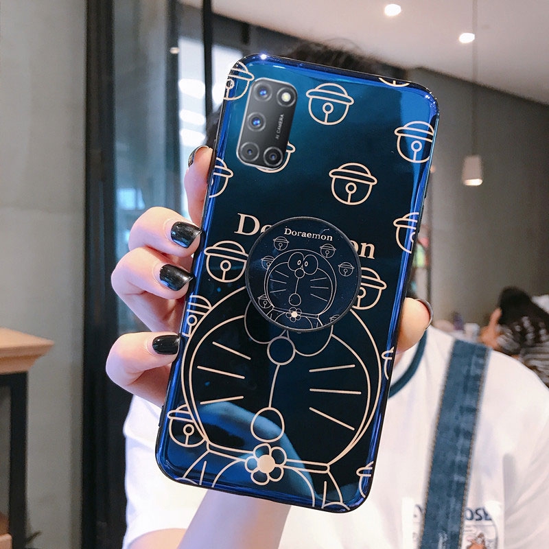 Phone Case Oppo A15 A73 2020 A93 A52 A92 Doraemon Cartoon Doll Soft Tpu Silicone Cover Oppo A92 Housing Shell 2020 Shopee Malaysia