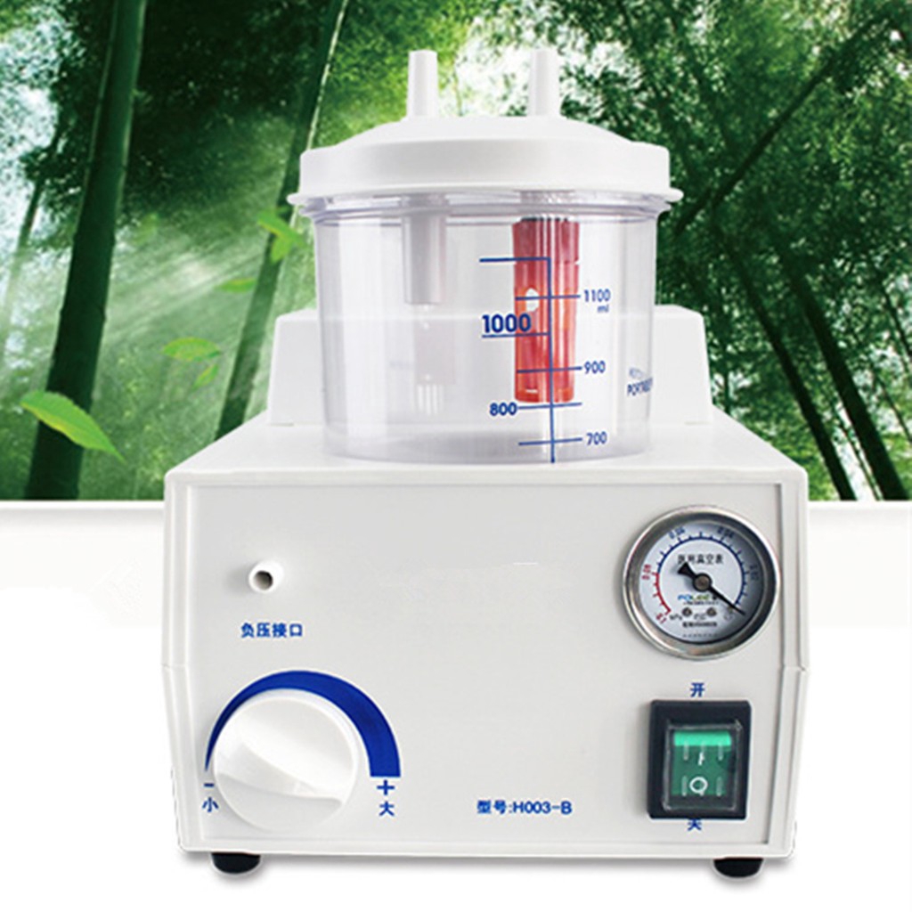 Quiet Suction Vacuum Phlegm Unit Hisap Kahak Medical Sputum Aspirator ...