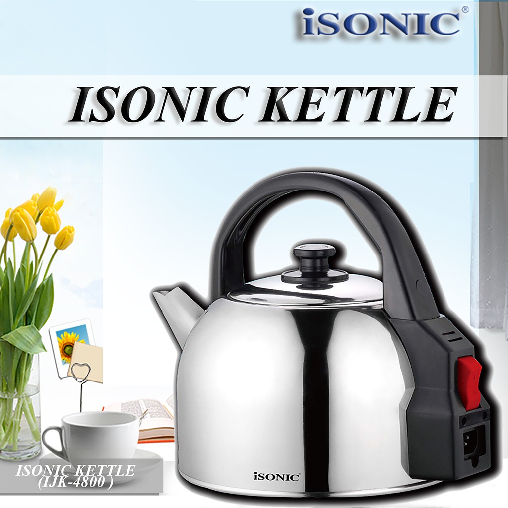iSONIC Electric Kettle 4.8L (IJK4800) Shopee Malaysia