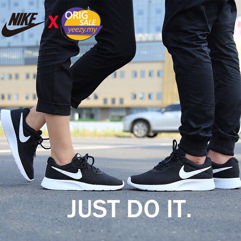 Nike Tanjun Original running shoes black white mesh breathable men women  couple | Shopee Malaysia