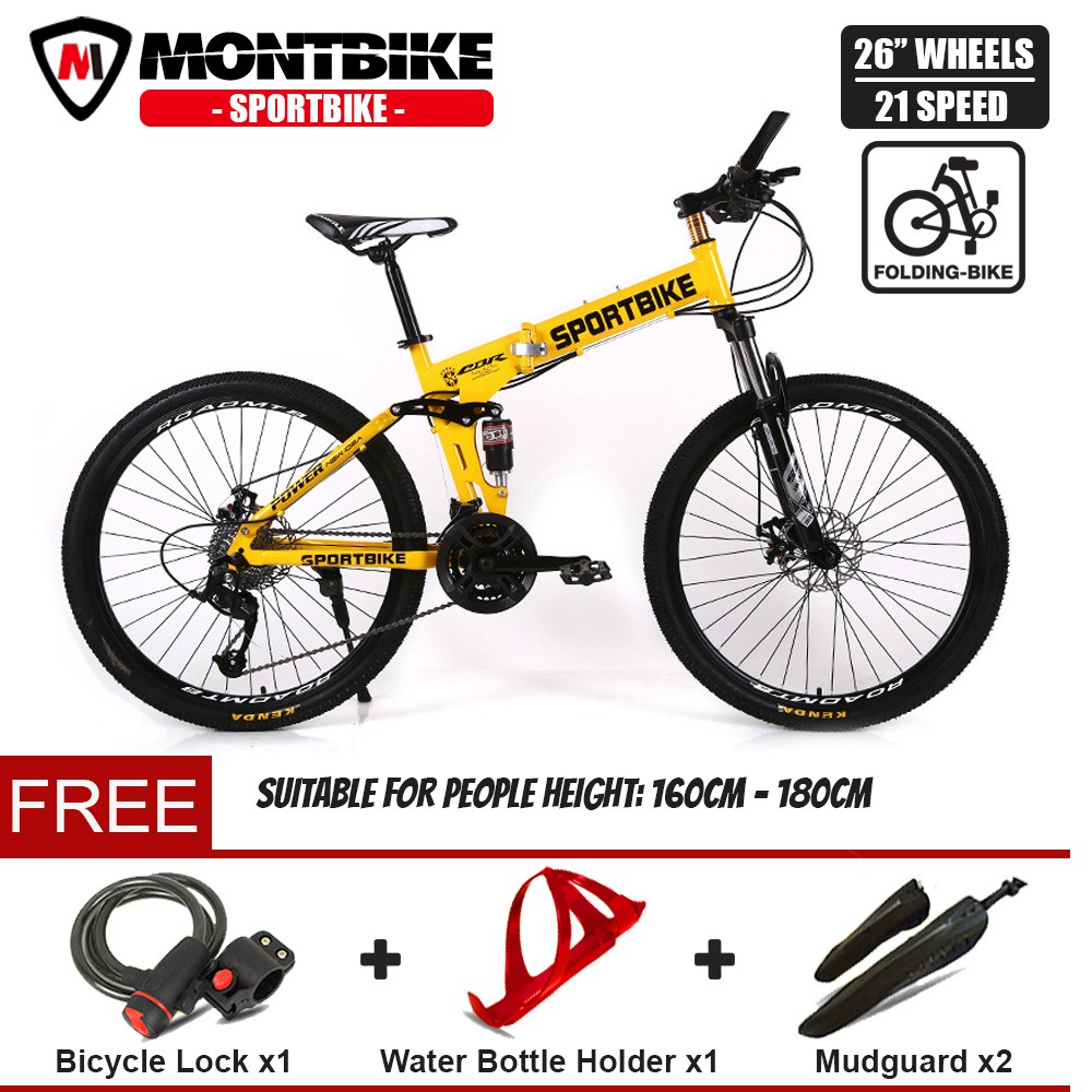 shopee foldable bike