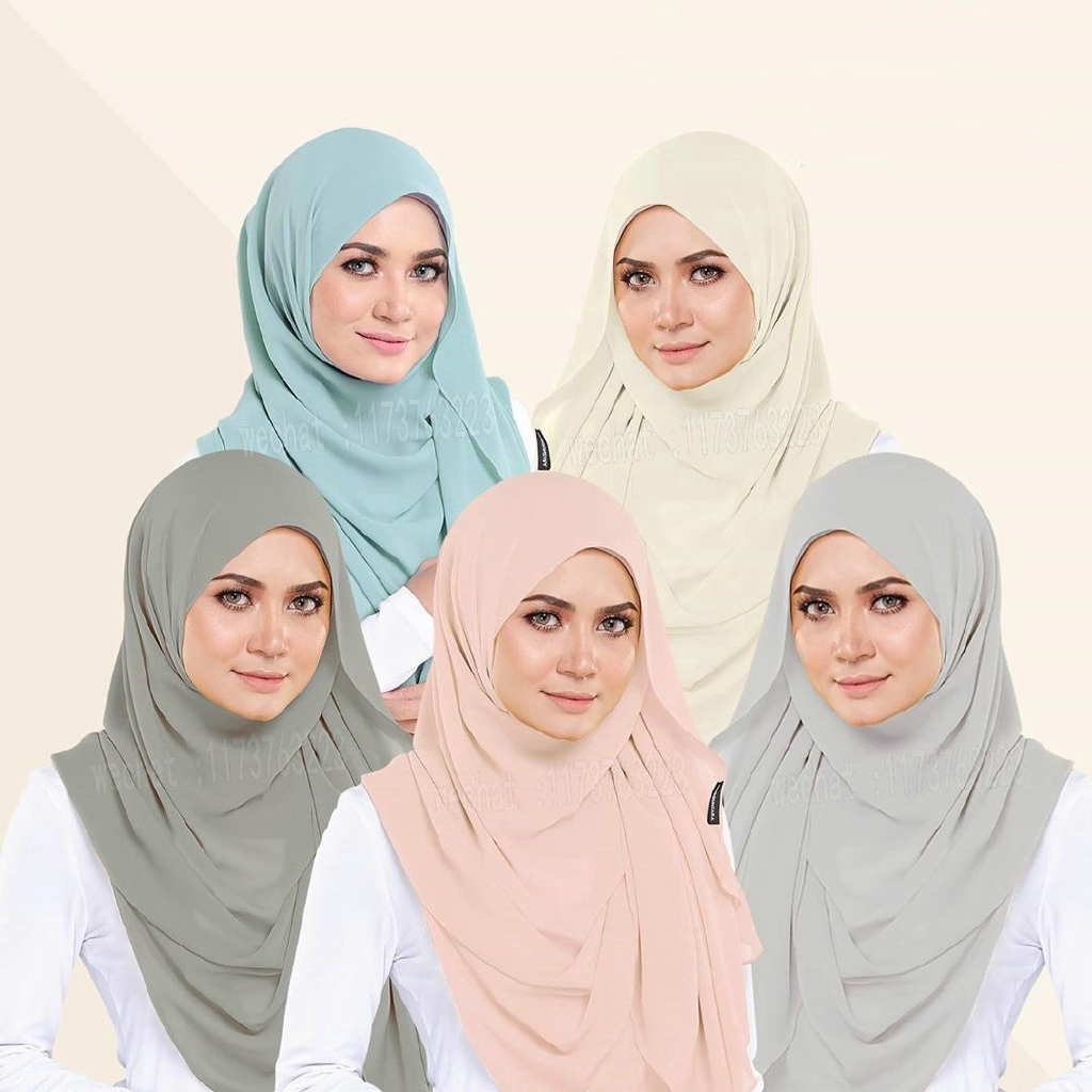 Arissa Muslimah Blouse  Baju  Modest Wear Cotton Shopee  