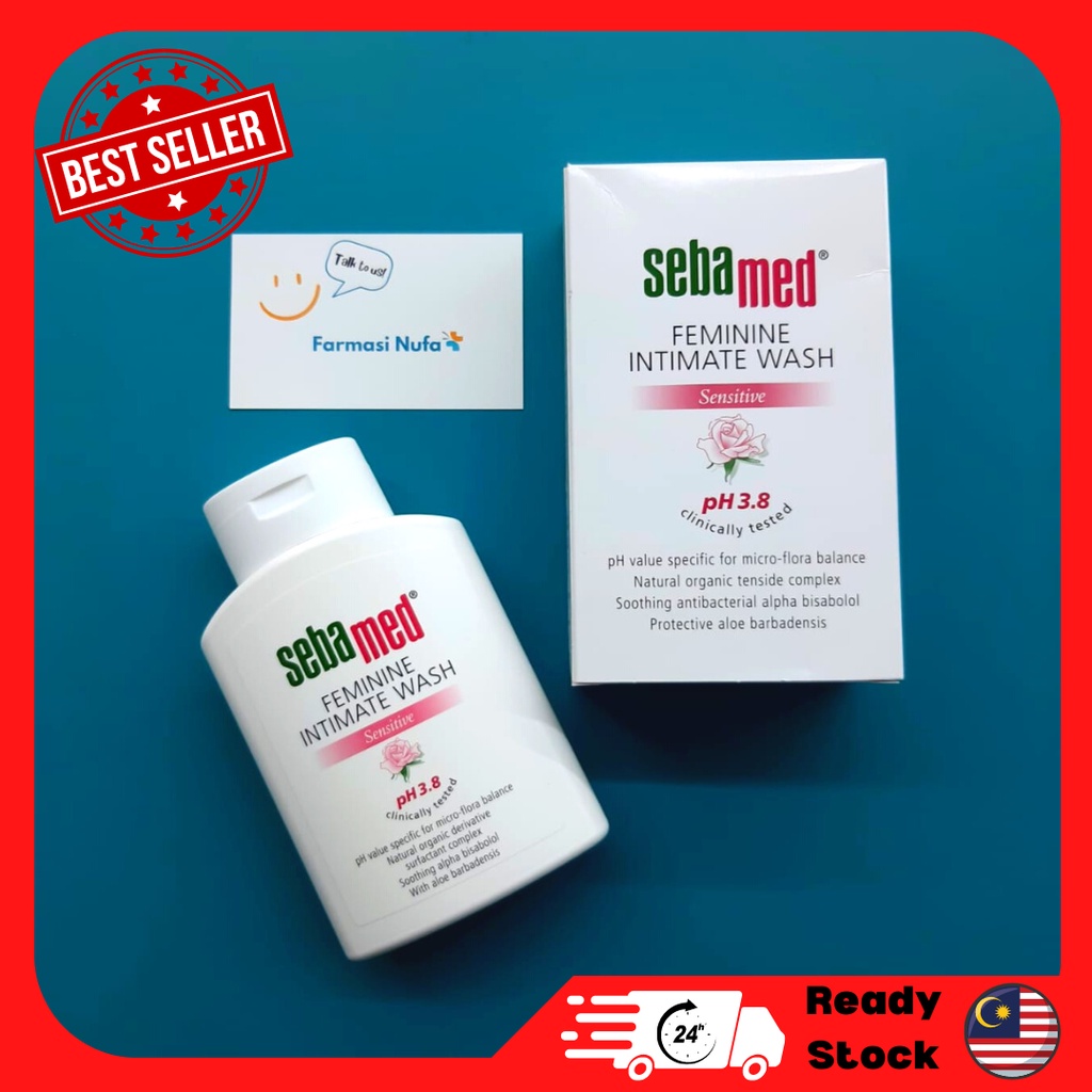 FARMASI NUFA SEBAMED Feminine Intimate Wash Sensitive Skin Shopee