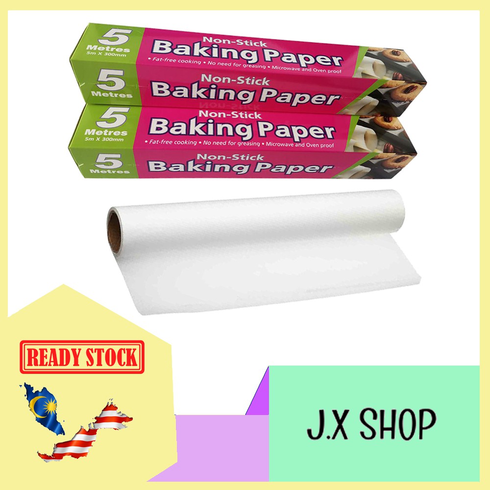 5M Oven Bakeware Baking Cooking Paper Kitchen Baking Paper Shopee Malaysia