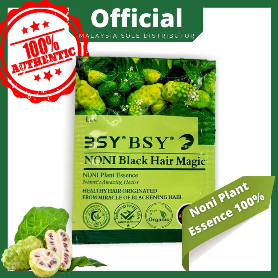 Awareness campaign 100% Genuine Bsy Noni black hair magic. With new  formula. with Ginger added.. | Shopee Malaysia