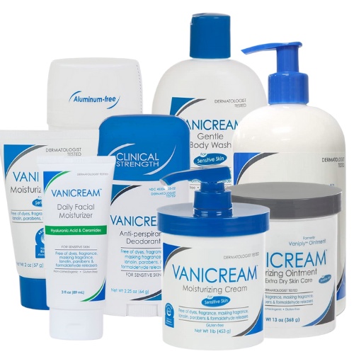 Vanicream Moisturizing Cream | Lotion | Ointment | Lip Facial Cleanser | Body Wash Shampoo | Deodorant | Sunscreen