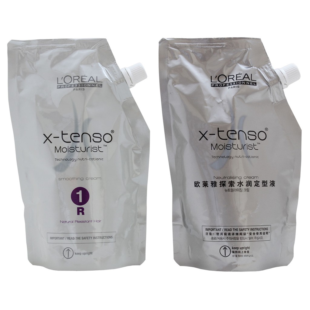 Loreal Xtenso Oleoshape Oil Trio Smoothing Rebonding Cream (R) 400ml Neutraliser Shopee Malaysia