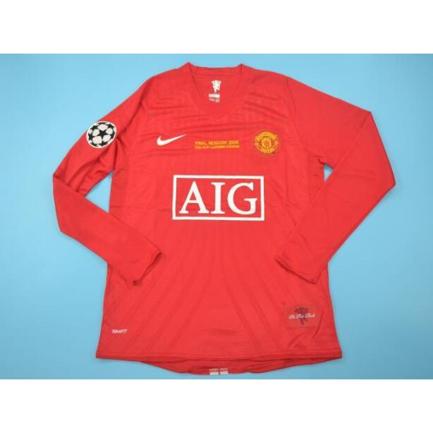 08 09 manchester united jersey