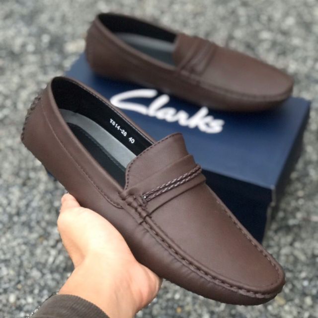 LOAFER CLARKS LEATHER ✨ FREE STOKIN 