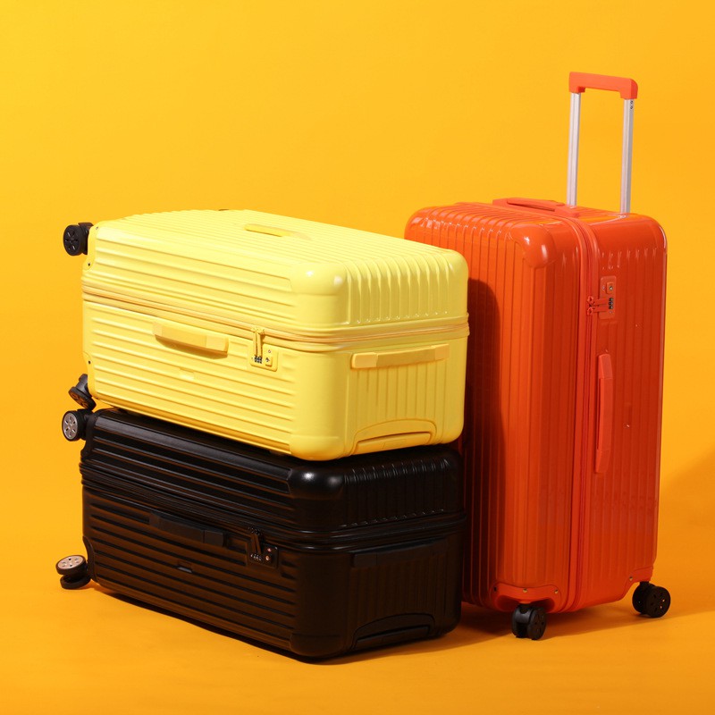 4 Color 24 / 30 Inch AntiTheft Zipper Polycarbonate Extra Deep Hard