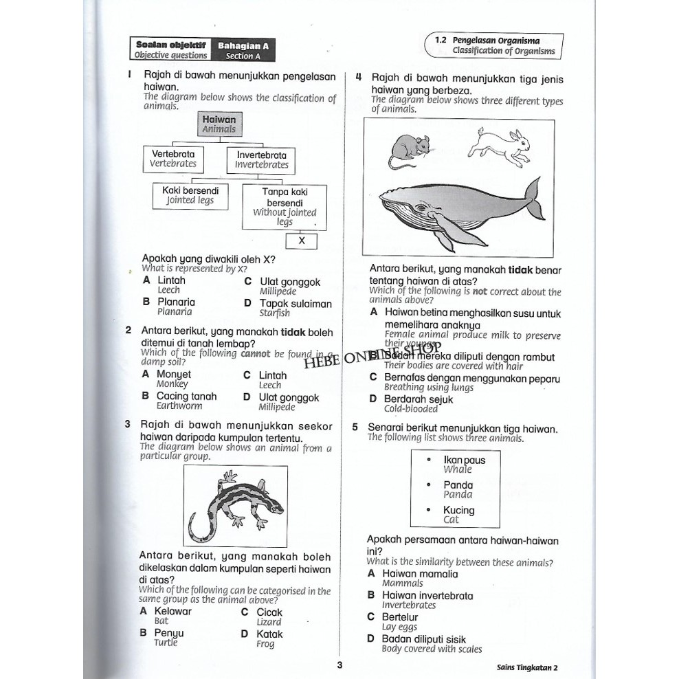 latihan sains tingkatan 2 2020  Joan Hart