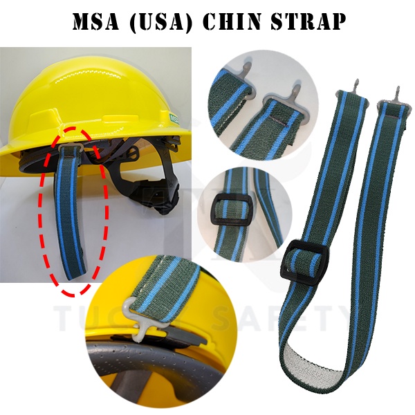 [ READY STOCK ] MSA (USA) CHIN STRAP FOR MSA VGARD FULL BRIM SAFETY HELMET Shopee Malaysia