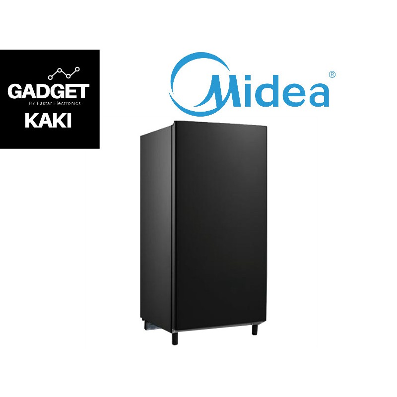 Midea Fridge 1 Door Refrigerator 156l Black Color Ms196b 5 Years Warranty Shopee Malaysia