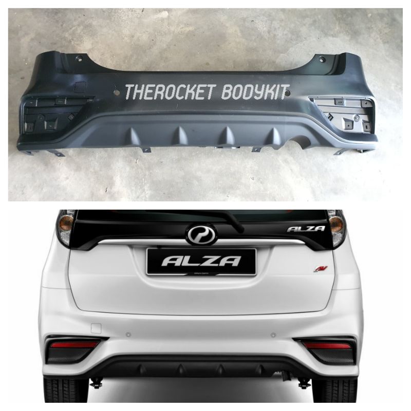 READY STOK!!! Perodua New Alza SE Advance 2018-2021 Rear Bumper ...