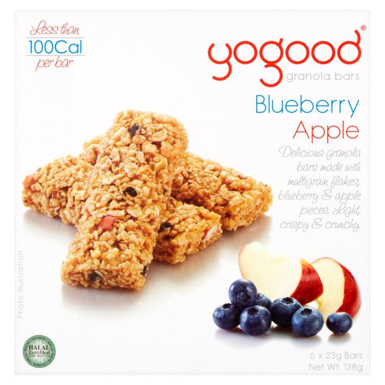 Yogood Granola Bars Blueberry Apple (138g)[Expired 19Dec 20211