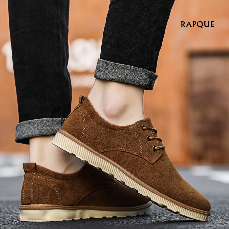 Men casual shoes leather man brogue 