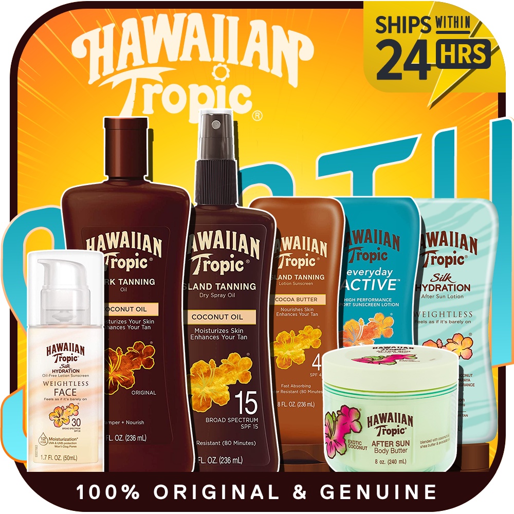 Hawaiian Tropic Island Dark Tanning Oil | SPF 6 | SPF 15 | Sunscreen Lotion | Sport | After Sun