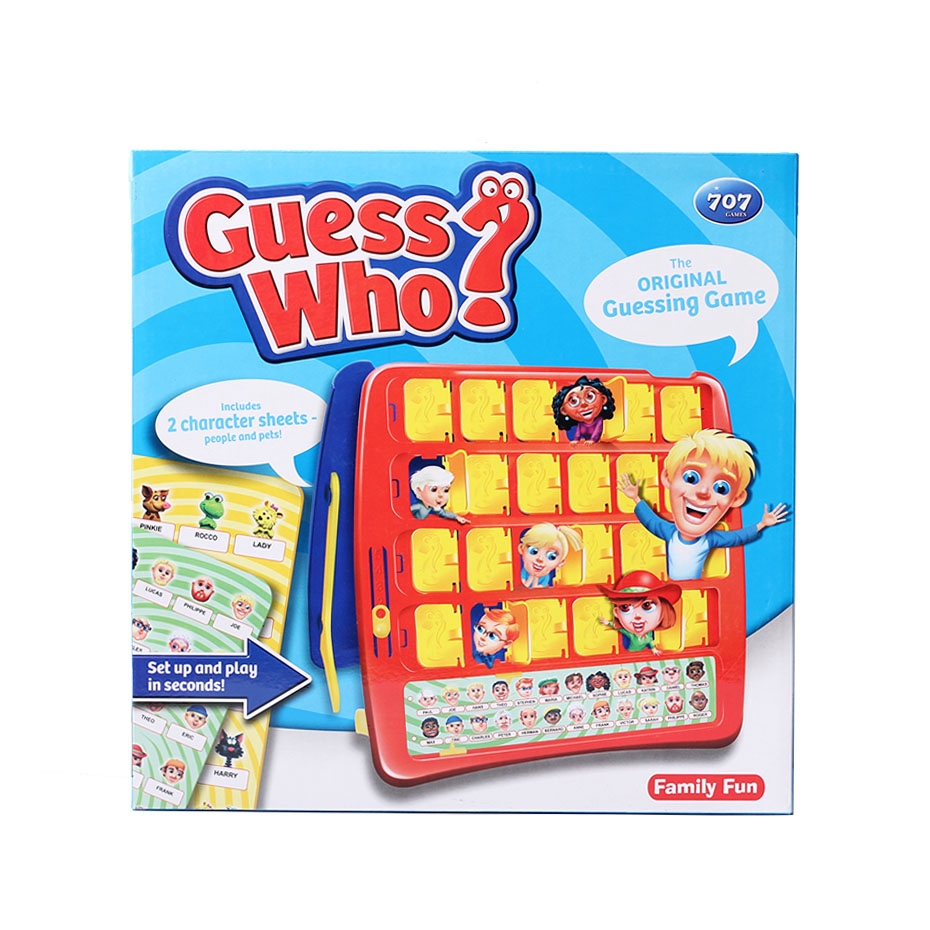 Guess Who Classic Board Game Funny Family Guessing Games Gift For Kids Shopee Malaysia