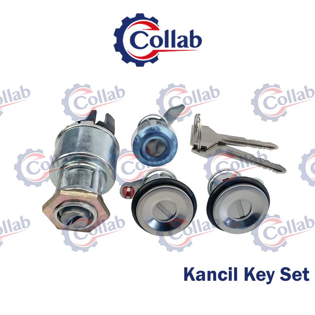 Collab Perodua Kancil 660/850/K4 Starter Key Set Door Key Lock Ignition Switch System Kancil key