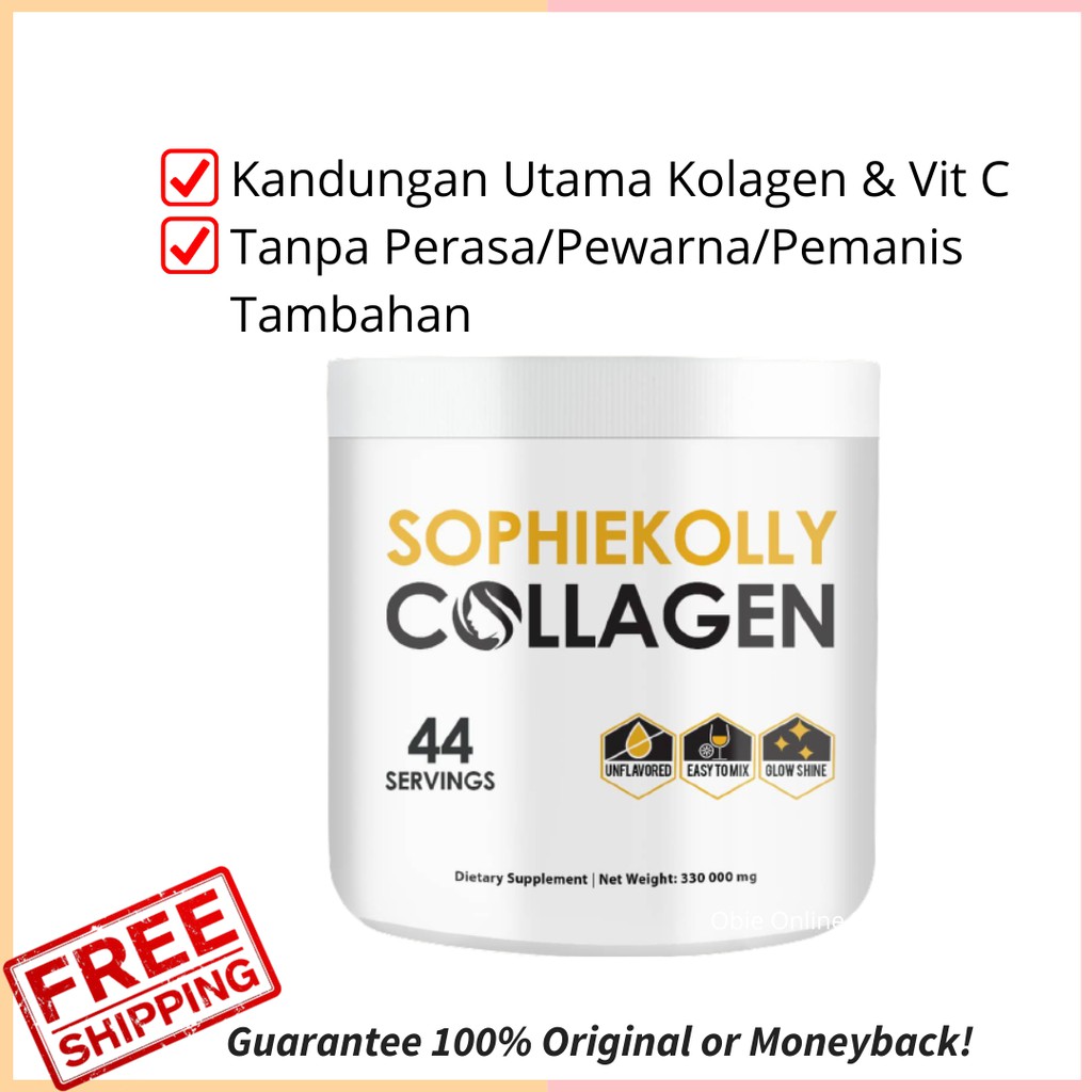 SophieKolly Halal Collagen Dari Ikan Tilapia Dan Vitamin C. Collagen ...