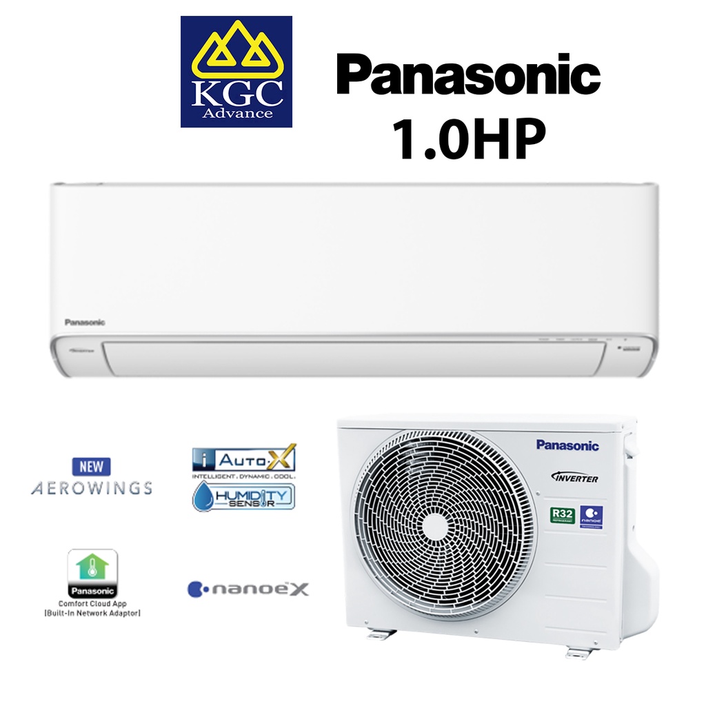 Panasonic XPremium Inverter R32 Air Conditioner (1.0HP) CSXU10XKH/CU