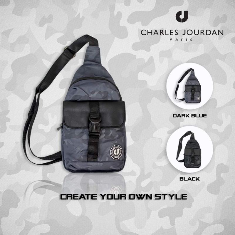 [Ready Stock] Slings Bags Charles Jourdan Camo CJ261S Shopee Malaysia