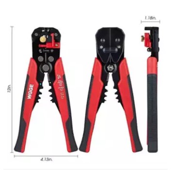 Yellow Wire Stripping Cable Wire Stripper Cutter Terminal Wire Crimper CF 