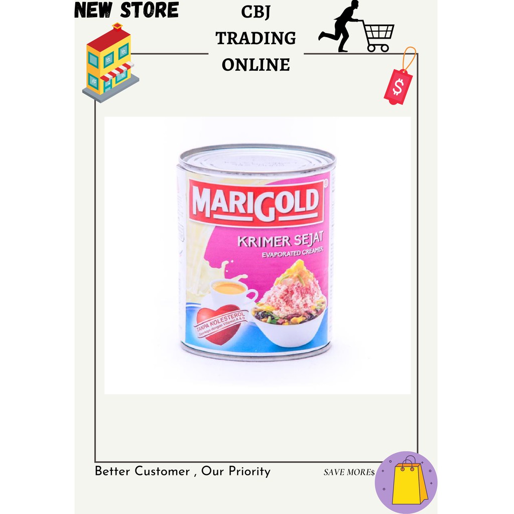 Buy Marigold Susu Cair Tanpa Kolesterol Marigold Krimer Sejat Evaporated Milk Susu Masakan Susu Manisan Susu Tin 390 Seetracker Malaysia