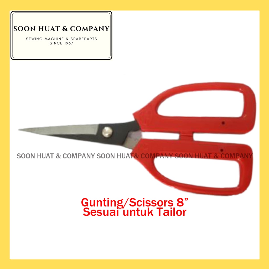 Craftman Tailoring Scissors Size Available 8 Gunting Kain Dan Benang Untuk Tukang Jahit Craftman Shopee Malaysia