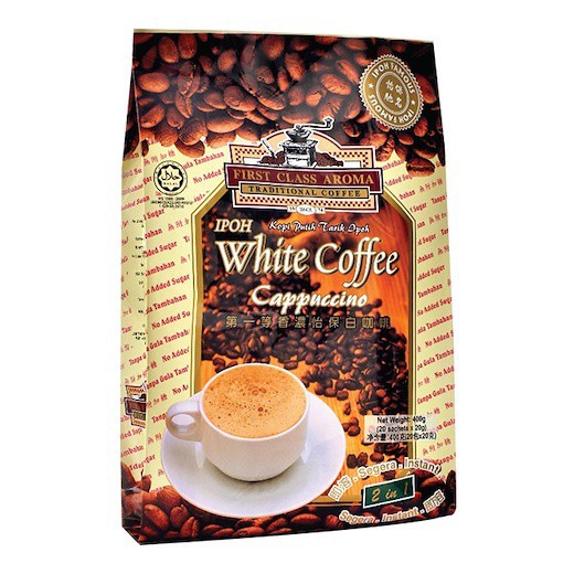Yee Kong 2in1 Original First Class Aroma White Coffee Cappuccino(No Added Sugar) (20gx20