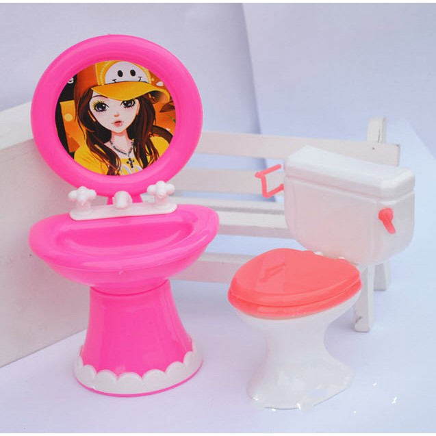 barbie with toilet