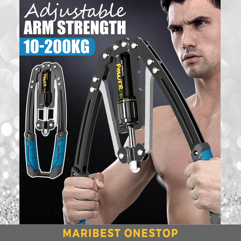10-200KG Adjustable Gym Power Adjustable Hydraulic Twister Arm Exerciser Strengthener Training Body Shaper Power Fitness