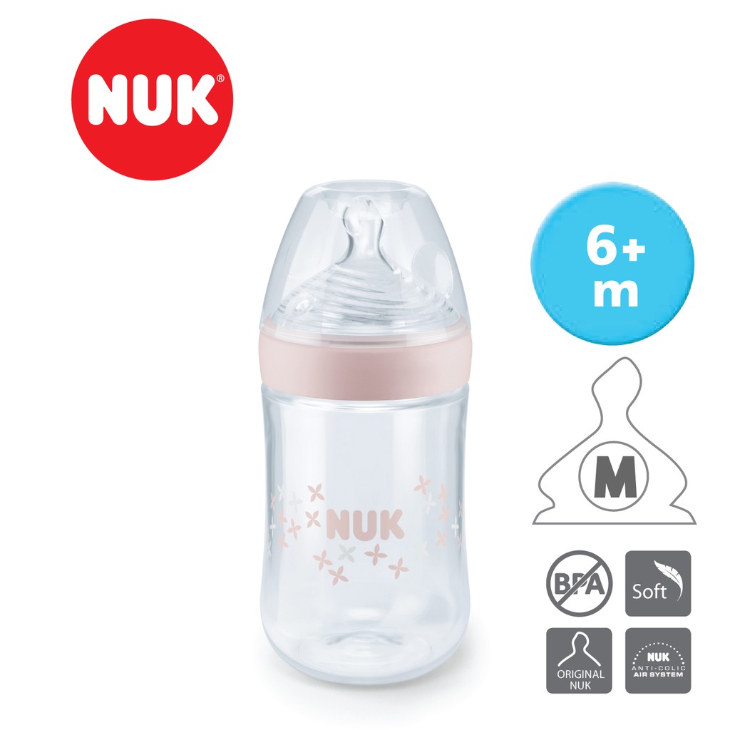 nuk nature sense 260ml bottle