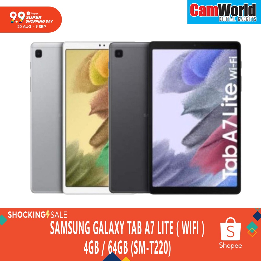 Samsung Galaxy Tab A7 LITE 4GB/64GB SM-T220 | Shopee Malaysia