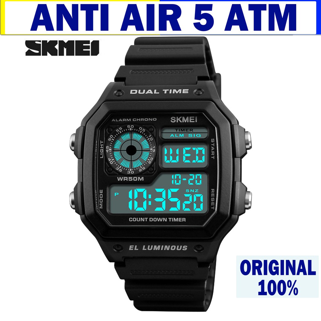 water resistant 5 atm skmei