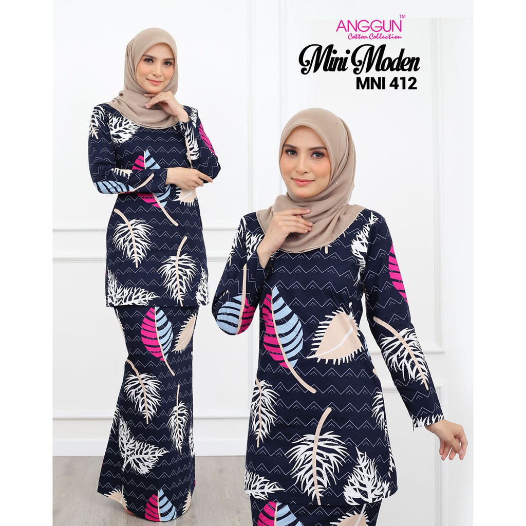 Anggun Baju Kurung Mini Moden Corak Ekslusif Xs To 10xl Plus Size Mni