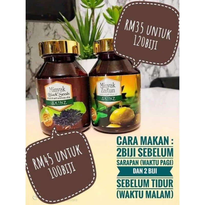 Dr Skinz Habbatus Sauda Olive Oil Minyak Zaitun Makanan Sunnah Shopee Malaysia