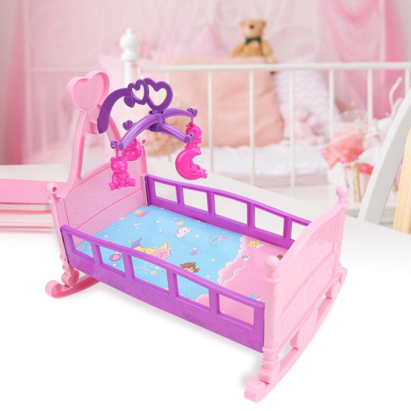 plastic doll cradle