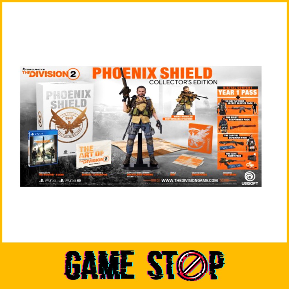 Ps4 Tom Clancy S The Division 2 Phoenix Shield Collector Chi Eng Version R3 Shopee Malaysia