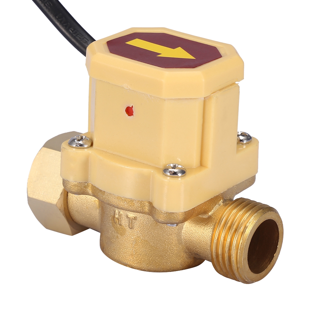 220V G1-G1/2 Thread Water Pump Flow Sensor Switch Water Control Switch Water Flow Switch 