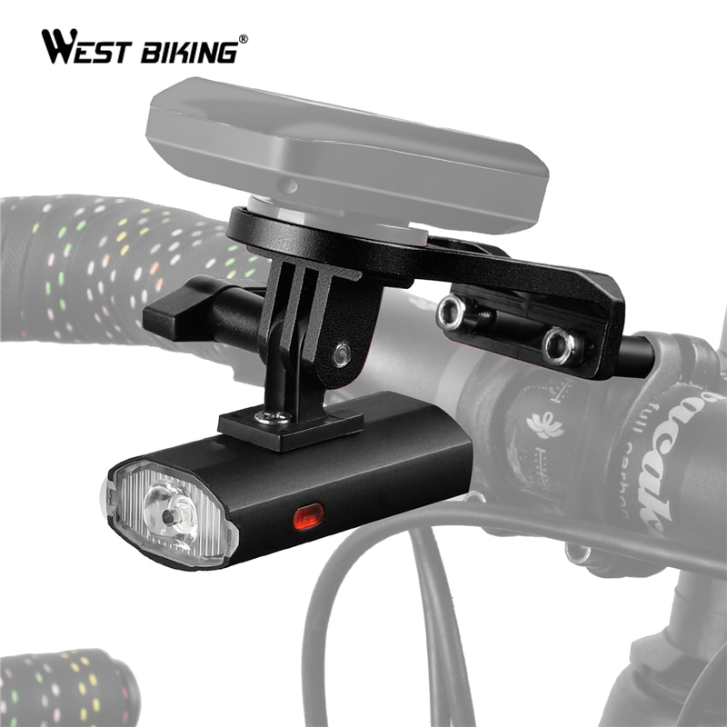 out front bike light mount