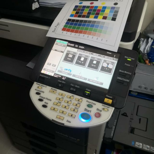 Konica minolta color printing sticker kad kahwin name kad ...