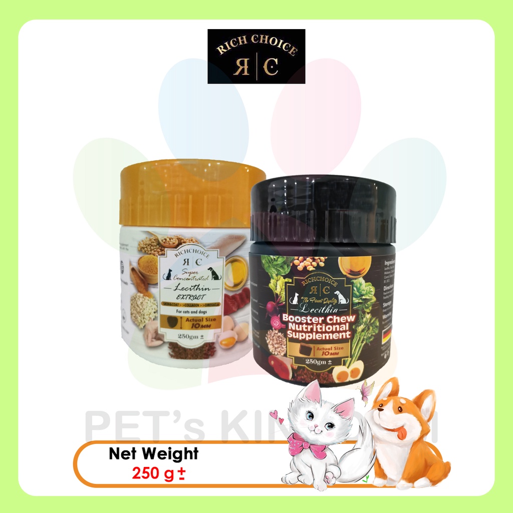 Rich Choice Holistic Lecithin Booster Chew Nutritional Supplement/Super