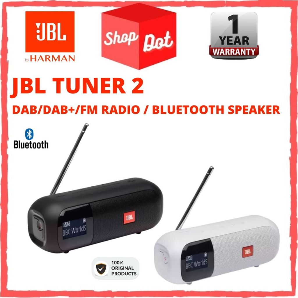 JBL TUNER 2 Portable DAB/DAB+/FM radio with Bluetooth Speaker Shopee Malaysia
