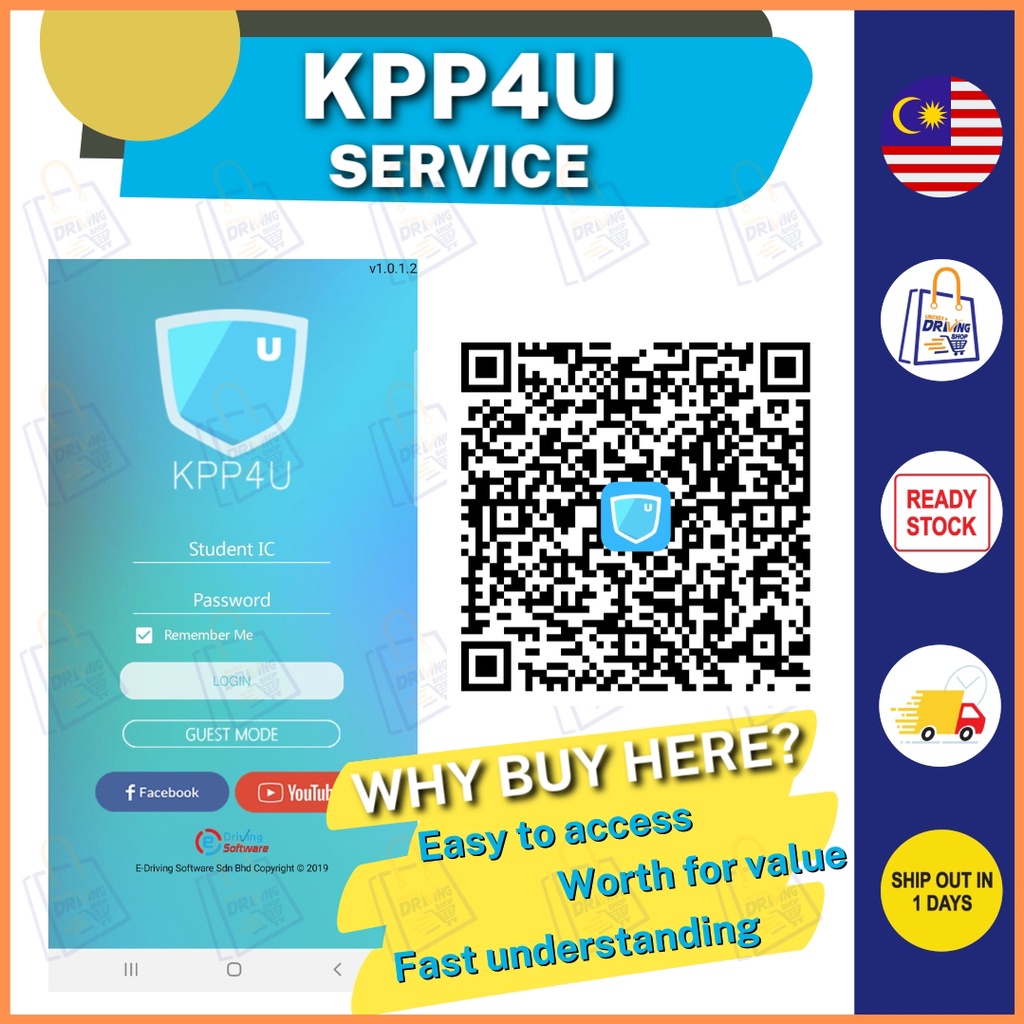 KPP4U Buku Teks Undang KPP01 Ujian Kereta Manual Auto EBook Computer
