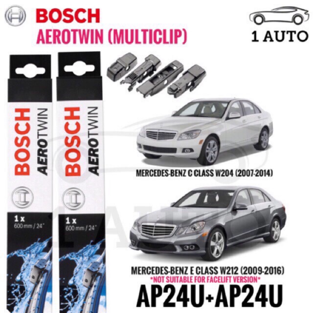 Promo Bosch Aerotwin Wiper Blade Mercedes C Class W204 E W212